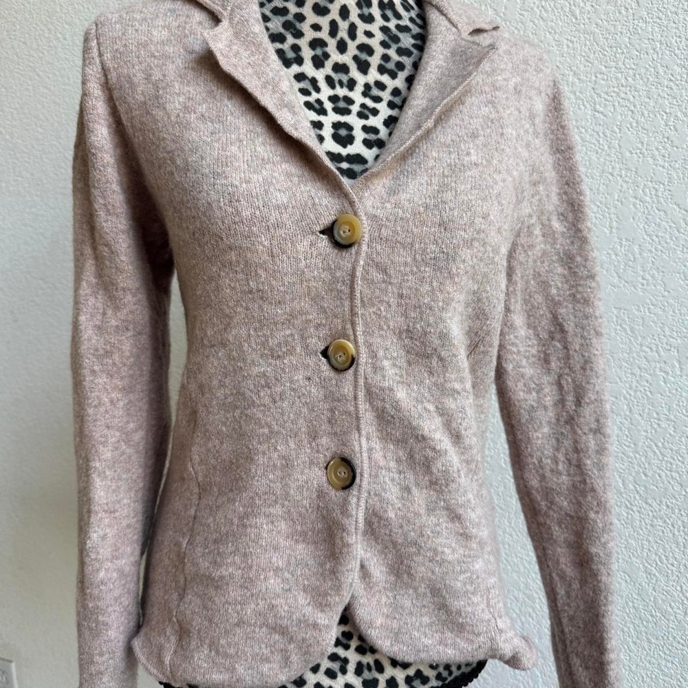 Alpha Massimo Rebecchi light pink Cardigan Sweater - Picture 3 of 8